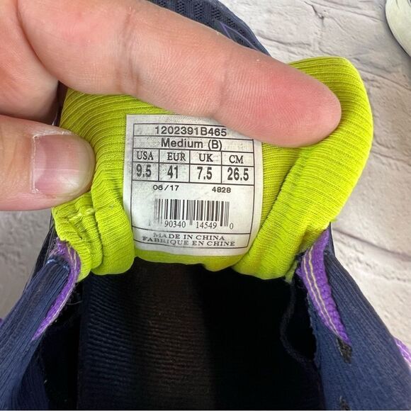 Brooks Transcend 4 Women’s Size 9.5 Peacoat/Iridesium/Lime Punch Running Shoes - Picture 9 of 11